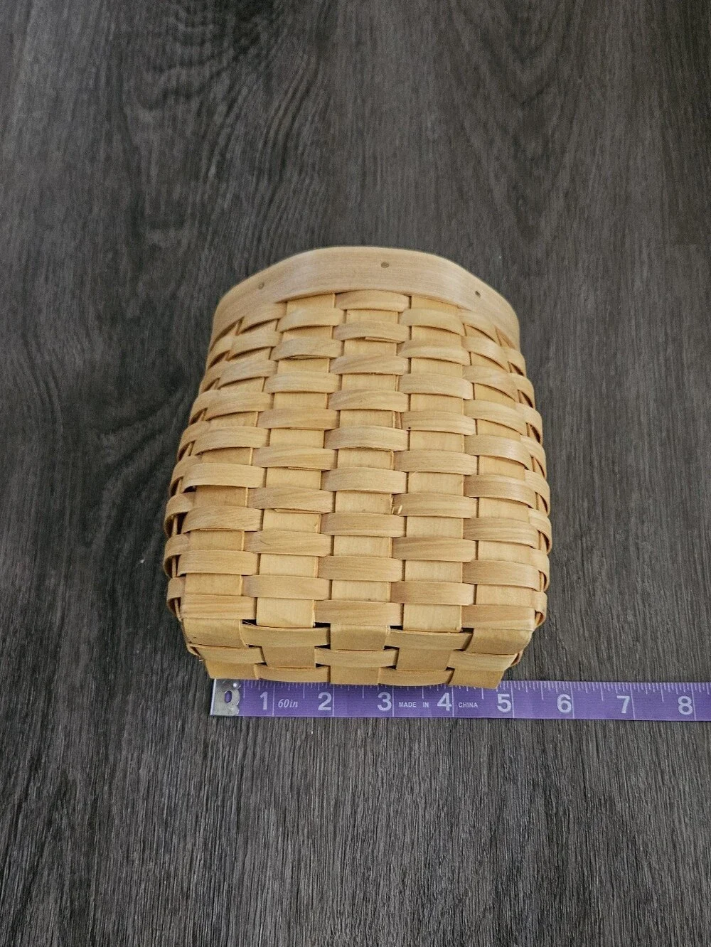 Woven Handheld Basket in Natural Tan
